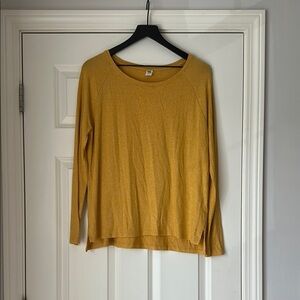 Old Navy Mustard Yellow Long Sleeve Top